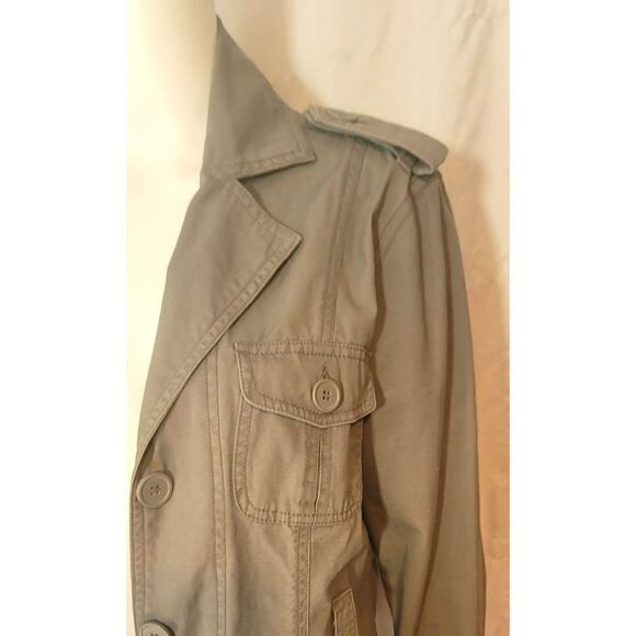 Maurice's Utility Military Button Up Jacket - Size L - Picture 5 of 8